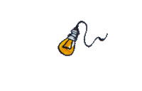 BrugalieresLucie night yellow light idea Sticker