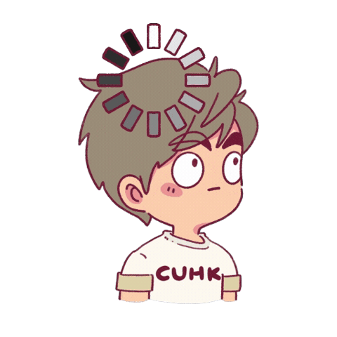 Thinking Idea Sticker by CUHK
