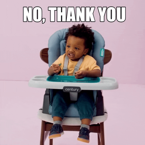 thecenturybaby no thanks eww no thank you feeding GIF