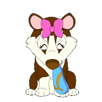 Dog Banana Sticker