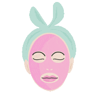 AlleviaMe beauty cosmetic scrub beauty mask Sticker