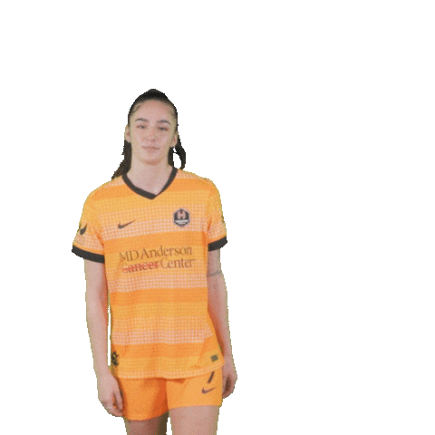 Womens Soccer Shrug Sticker by Houston Dash