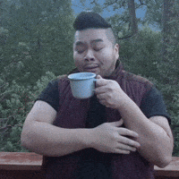 Camping Tea Cup GIF