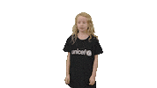 Little Girl Dancing Sticker by UNICEF Nederland