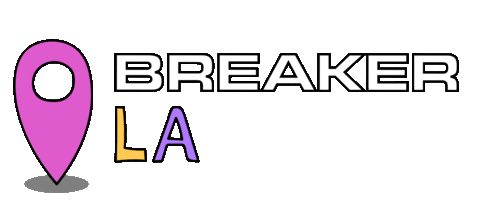Los Angeles La Sticker by Breaker