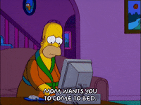 sad homer simpson GIF