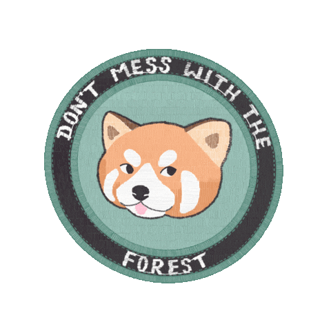 GKirschner giphyupload forest conservation patch Sticker