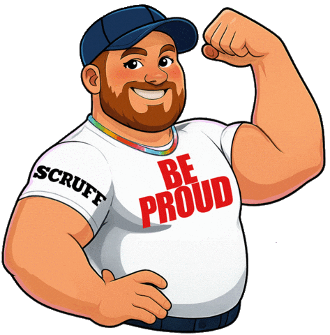 Gay Pride Sticker by SCRUFF