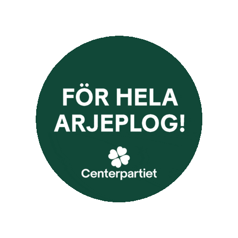 Arjeplog Sticker by Centerpartiet