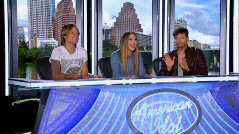 jennifer lopez idol judges GIF by American Idol