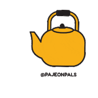 pajeonpals korean korea south korea kettle Sticker