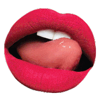 Meltcosmetics smile pink red black Sticker