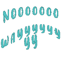 No Way Stop Sticker