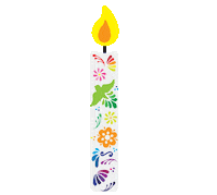 Birthday Fiesta Sticker by Ex-Voto Design / Leslie Saiz