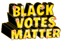 Black Lives Matter Vote Sticker by INTO ACTION