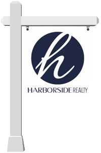 harborsiderealtyri real estate sign harborside realty Sticker