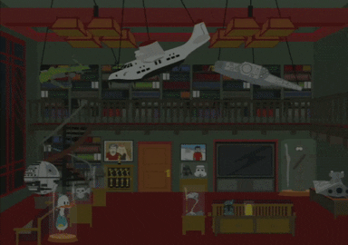 eric cartman door GIF by South Park 