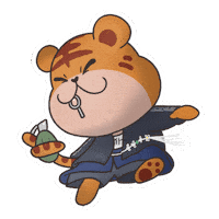 Tiger Singapore Sticker