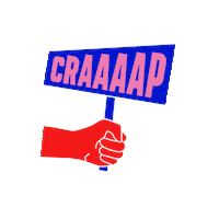 Hand Seriously Sticker by ClapForCrap