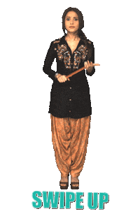 Bollywood Swipe Sticker by Luv Films