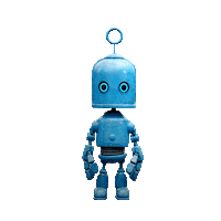 Robot Gift Sticker by O2