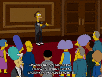 vacuuming homer simpson GIF