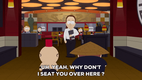 walking restaurant GIF by South Park 