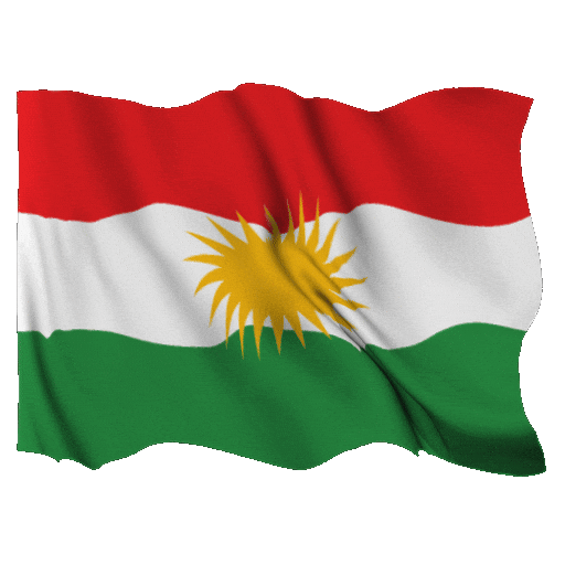 Flag Kurdistan Sticker