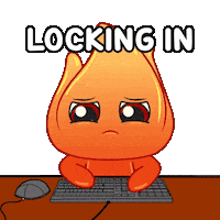 Locked In Serious Face Sticker by Playember