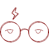 karlafabri harry harrypotter potter oculos Sticker