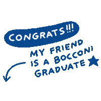 My Friend Friendship Sticker by Bocconi University