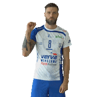 vervawarszawa volleyball score loss pallavolo Sticker