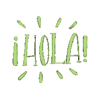Lettering Hello Sticker