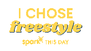 Freestyle Spark Sticker by sparkthisday