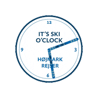 Hojmarkrejser ski Sticker
