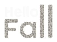 Leopard Print Hello Sticker