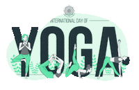 International Yoga Day Sticker by techshida
