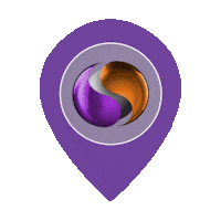 Resin Bound Drop Pin Sticker by Onepoint