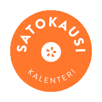 Orange Appelsiini Sticker by Satokausikalenteri