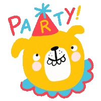 Celebrate Happy Birthday Sticker by Linzie Hunter