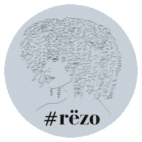 Rezohaircare curls curly hair rezo curly girls Sticker