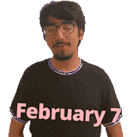 February 7 Sticker