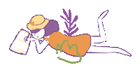 Illustration Plant Sticker
