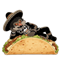Happy Taco Bell Sticker