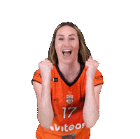 Volley Celebrating Sticker by NUCVolleyball