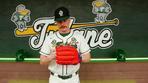 College Baseball Logan GIF by GreenWave