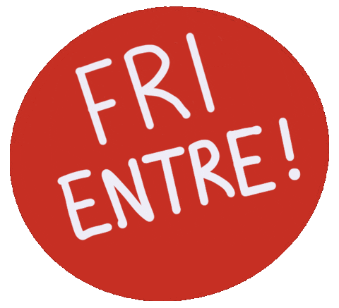 Kulturofritid giphyupload giphystrobetesting free entrance fri entré Sticker