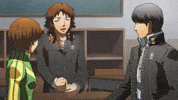 Scratching Persona 4 GIF