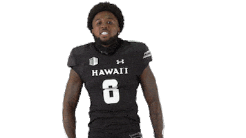 College Football Sticker by Hawaii Athletics