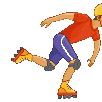 Rollers Patin Sticker